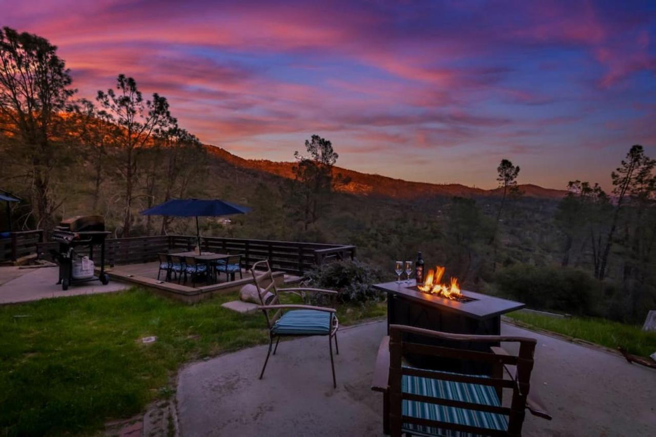 Sierra Vista Lookout Lodge With Creek, Waterfall And Waterholes, Minutes From Bass Lake And Yosemite South Gate North Fork Exteriör bild