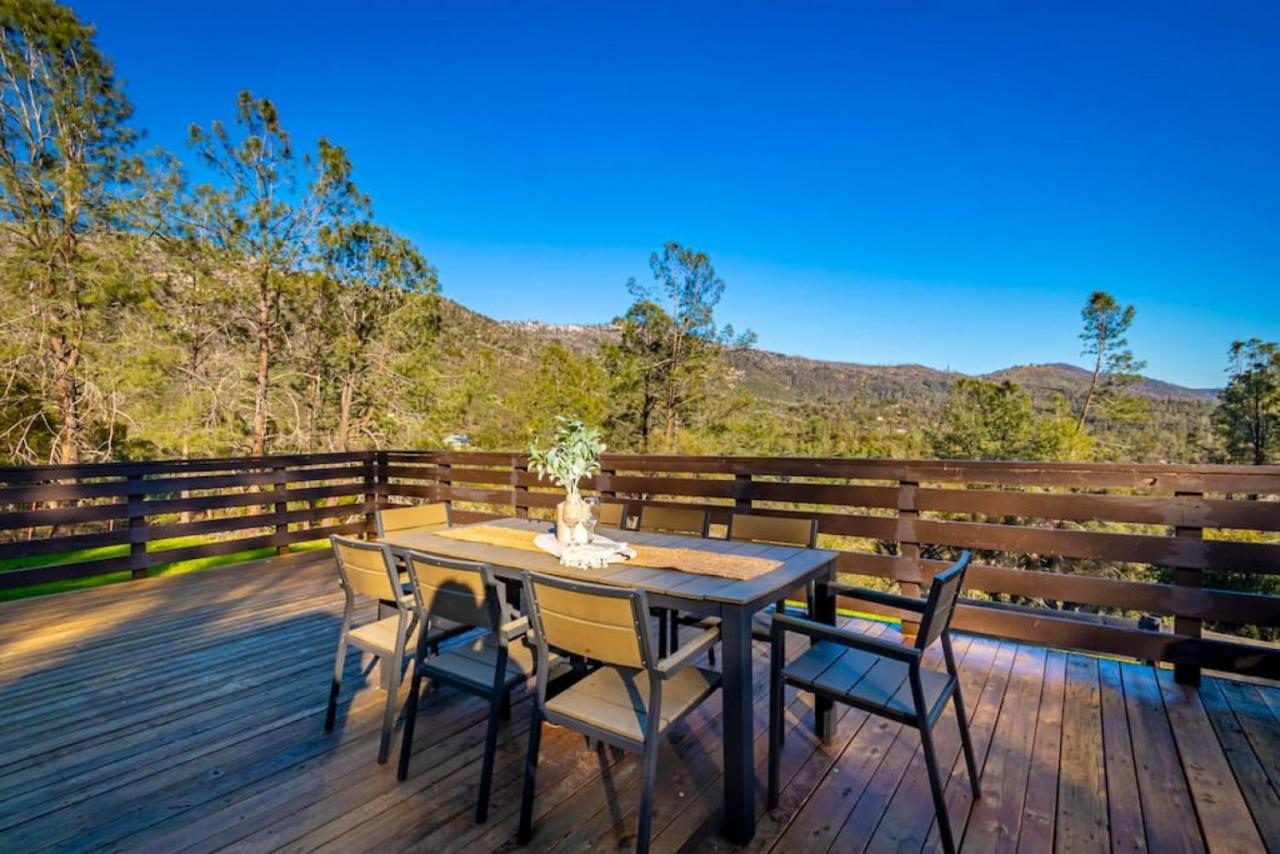 Sierra Vista Lookout Lodge With Creek, Waterfall And Waterholes, Minutes From Bass Lake And Yosemite South Gate North Fork Exteriör bild