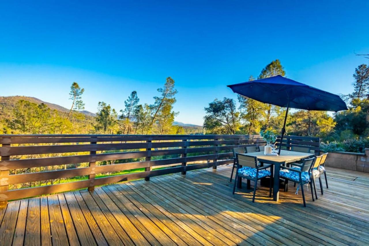 Sierra Vista Lookout Lodge With Creek, Waterfall And Waterholes, Minutes From Bass Lake And Yosemite South Gate North Fork Exteriör bild