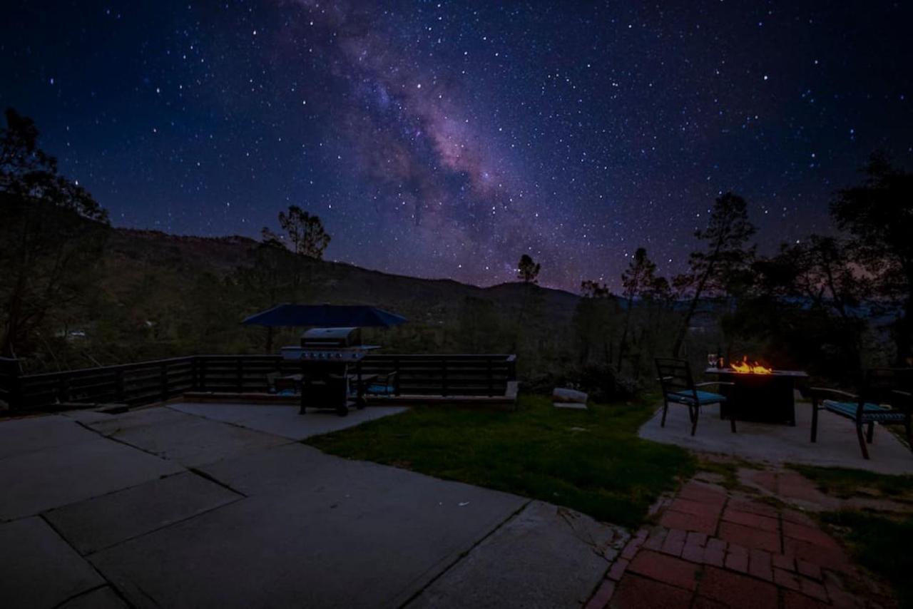 Sierra Vista Lookout Lodge With Creek, Waterfall And Waterholes, Minutes From Bass Lake And Yosemite South Gate North Fork Exteriör bild