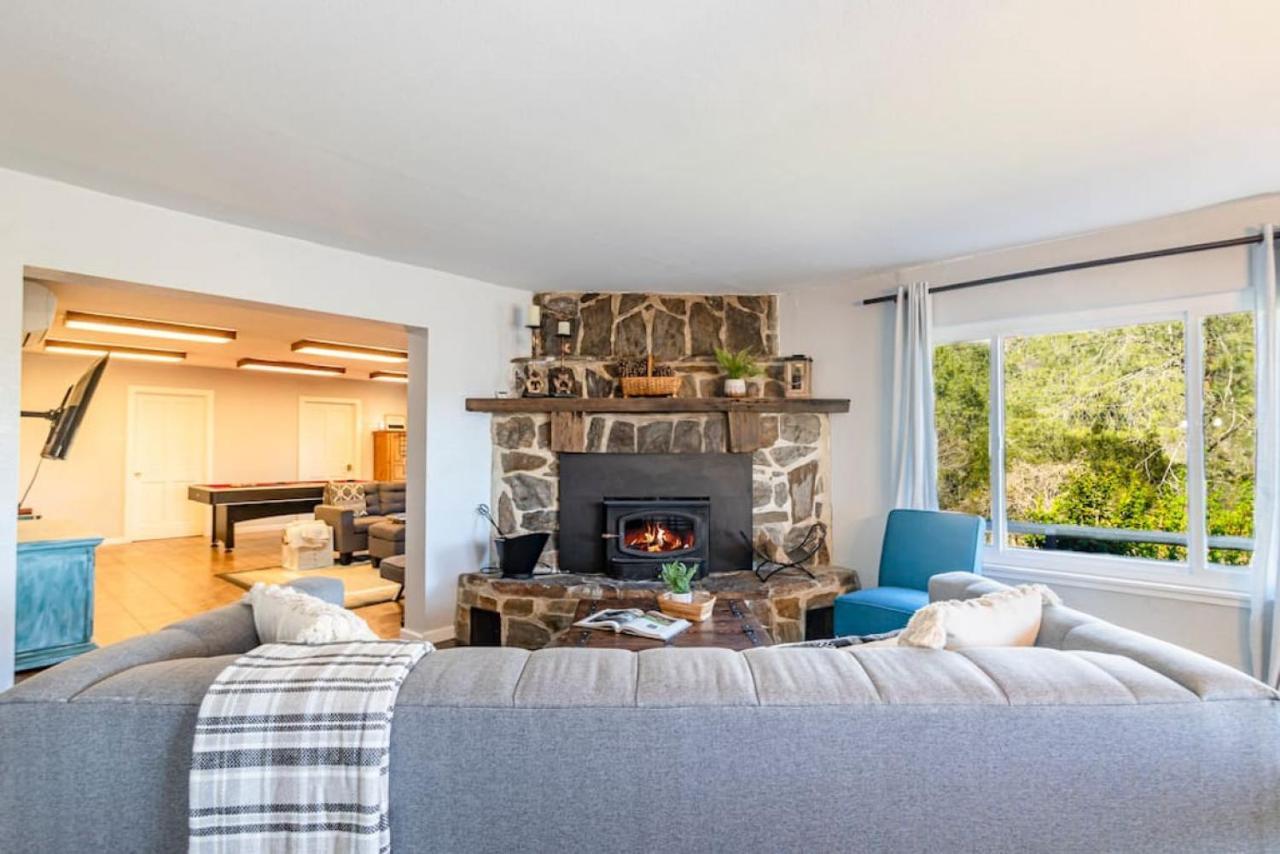 Sierra Vista Lookout Lodge With Creek, Waterfall And Waterholes, Minutes From Bass Lake And Yosemite South Gate North Fork Exteriör bild