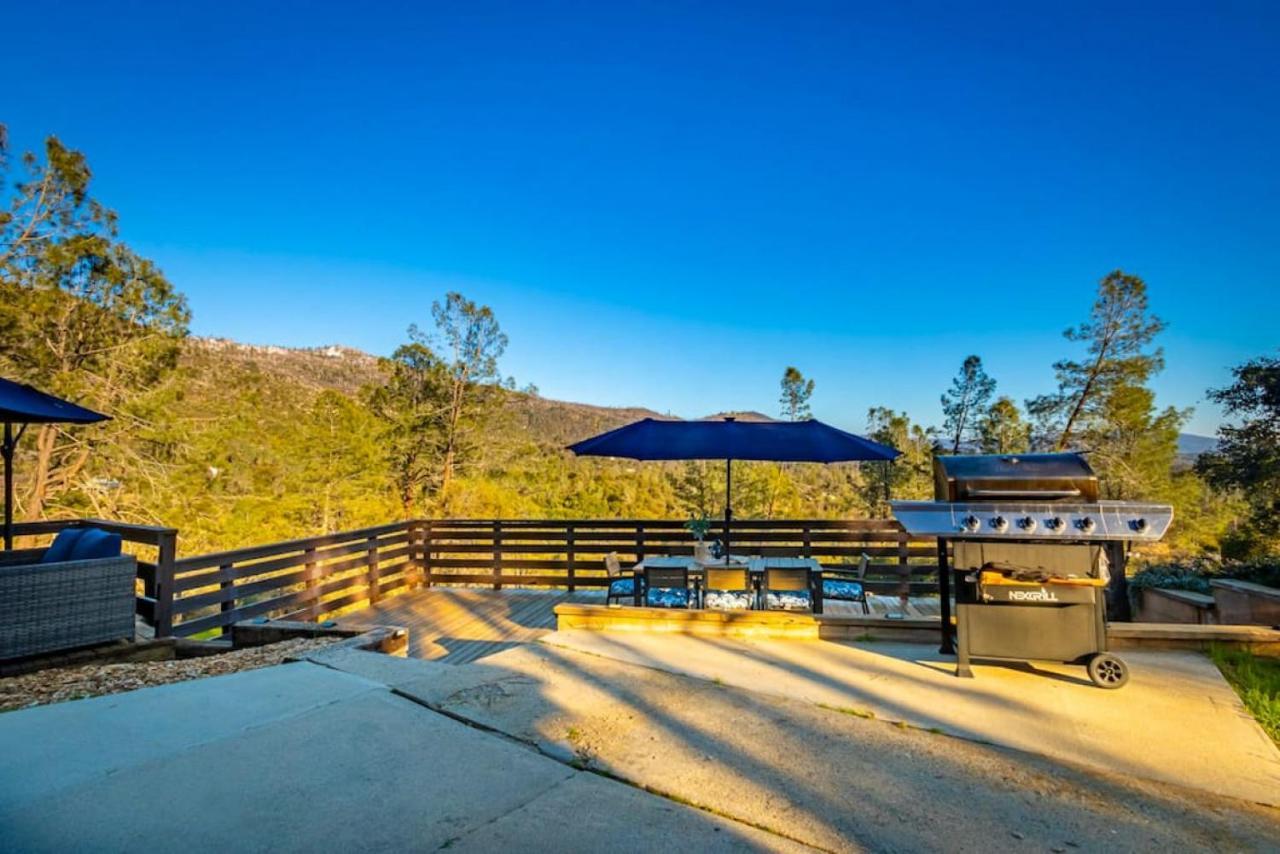 Sierra Vista Lookout Lodge With Creek, Waterfall And Waterholes, Minutes From Bass Lake And Yosemite South Gate North Fork Exteriör bild