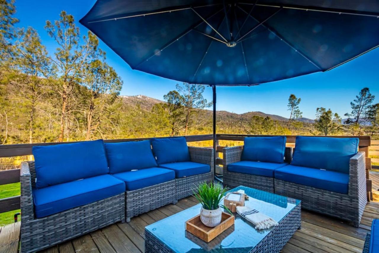 Sierra Vista Lookout Lodge With Creek, Waterfall And Waterholes, Minutes From Bass Lake And Yosemite South Gate North Fork Exteriör bild