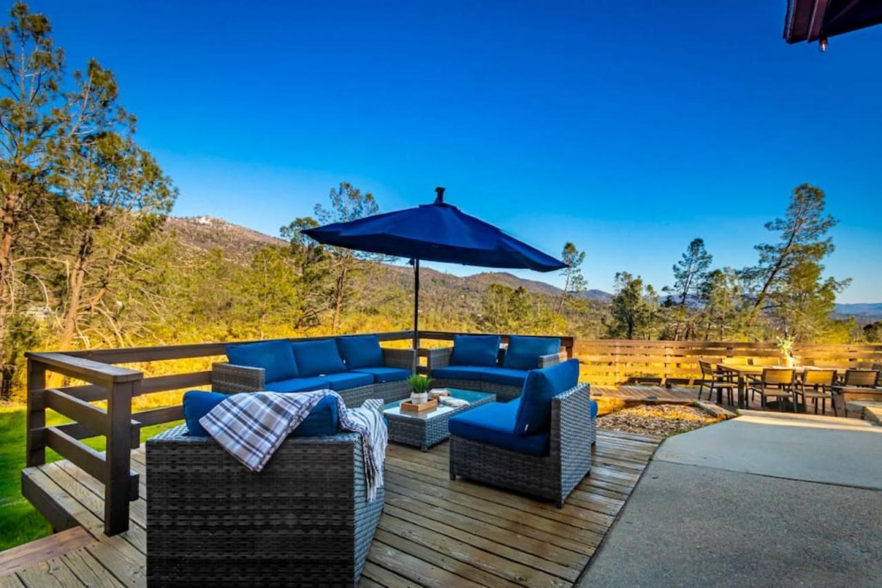 Sierra Vista Lookout Lodge With Creek, Waterfall And Waterholes, Minutes From Bass Lake And Yosemite South Gate North Fork Exteriör bild