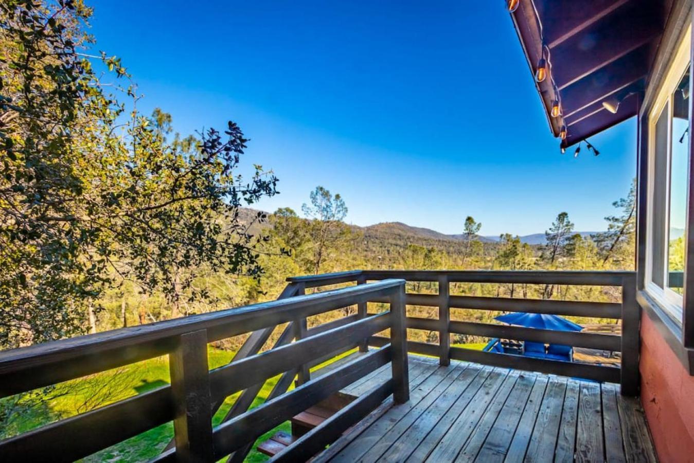 Sierra Vista Lookout Lodge With Creek, Waterfall And Waterholes, Minutes From Bass Lake And Yosemite South Gate North Fork Exteriör bild