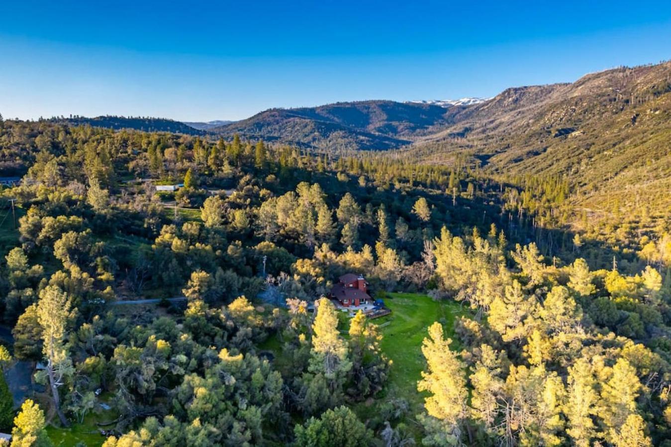 Sierra Vista Lookout Lodge With Creek, Waterfall And Waterholes, Minutes From Bass Lake And Yosemite South Gate North Fork Exteriör bild