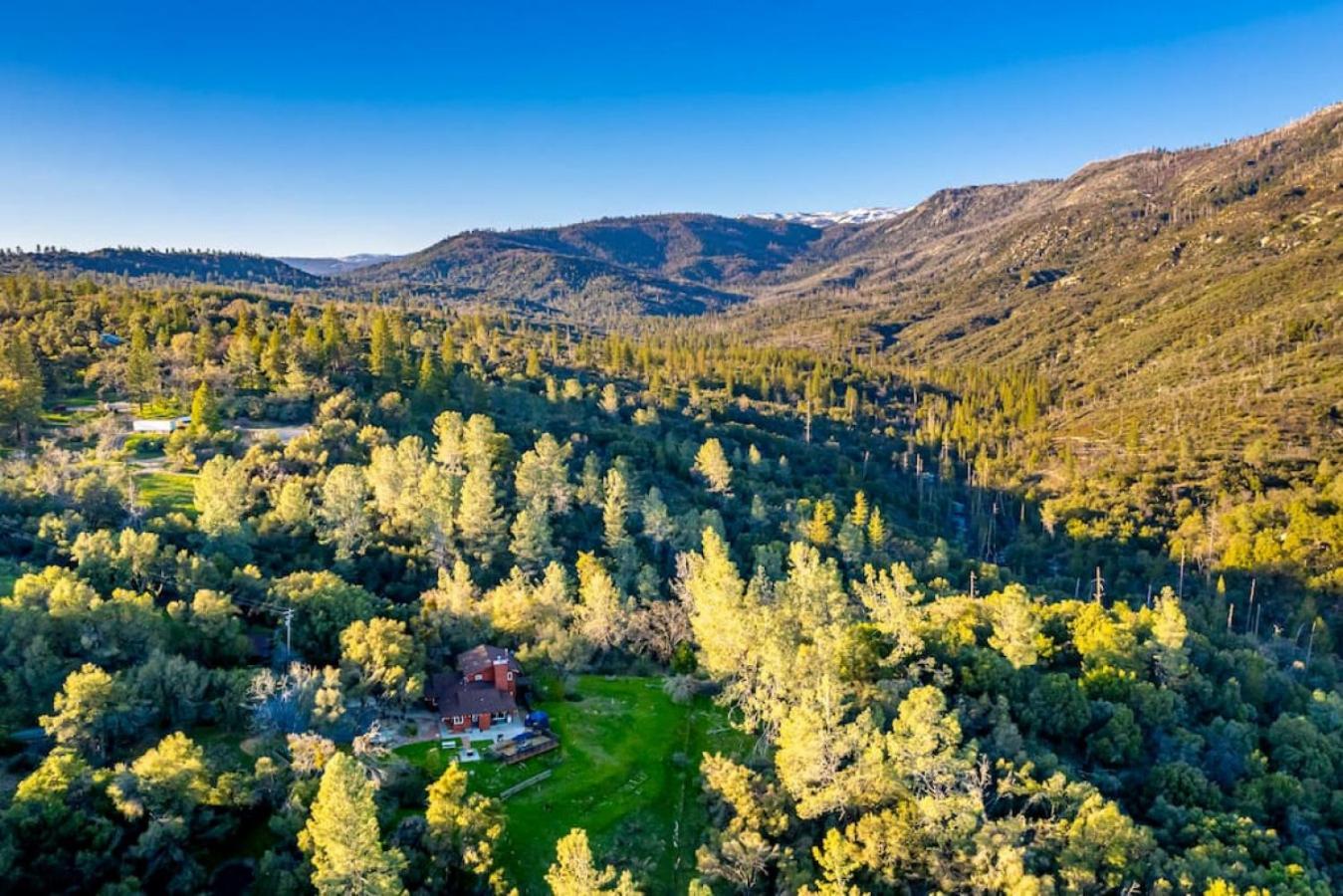Sierra Vista Lookout Lodge With Creek, Waterfall And Waterholes, Minutes From Bass Lake And Yosemite South Gate North Fork Exteriör bild