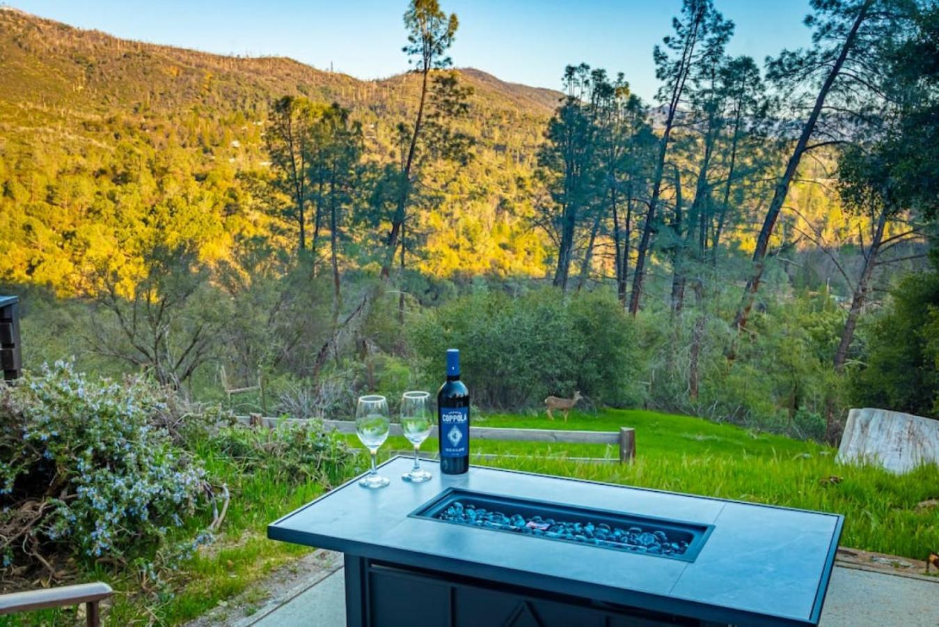 Sierra Vista Lookout Lodge With Creek, Waterfall And Waterholes, Minutes From Bass Lake And Yosemite South Gate North Fork Exteriör bild