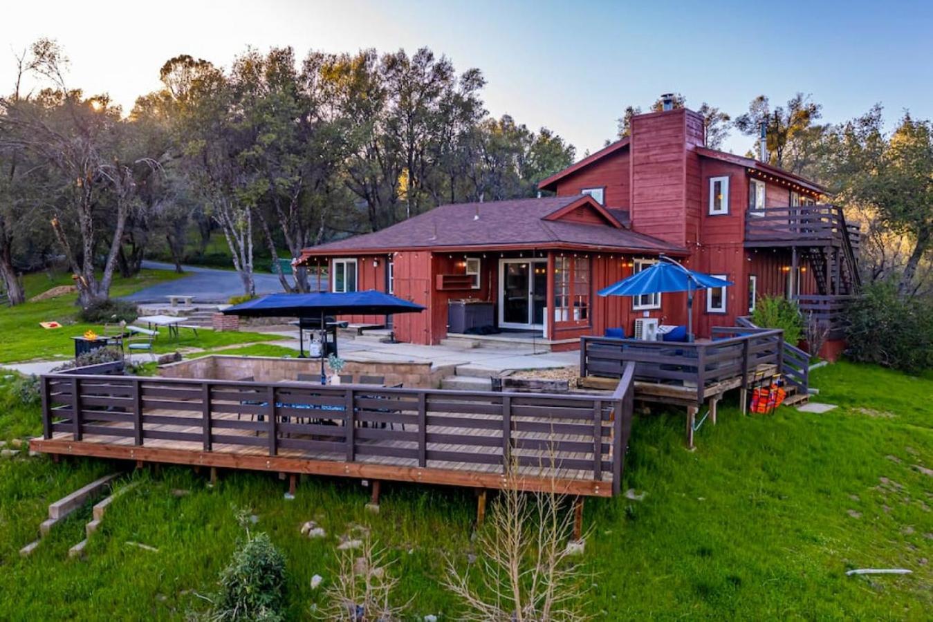Sierra Vista Lookout Lodge With Creek, Waterfall And Waterholes, Minutes From Bass Lake And Yosemite South Gate North Fork Exteriör bild